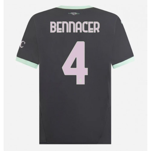 Fotbalové Dres AC Milan Ismael Bennacer #4 Alternativní 2024-25 Krátký Rukáv